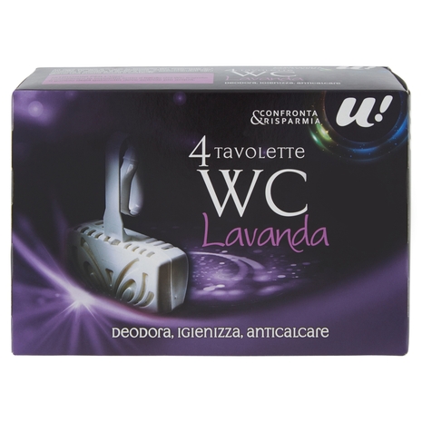 4 TAVOLETTE WC LAVANDA U! Confronta&Risparmia